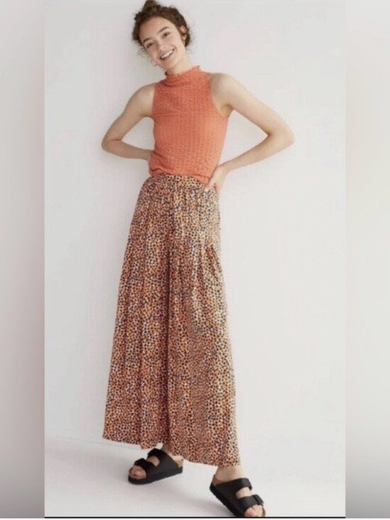 Pants - Anthropologie Maeve Gabriela Wide Leg Pants Sz S